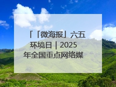「微海报」六五环境日｜2025年全国重点网络媒体甘肃生态环保行走进凉州区