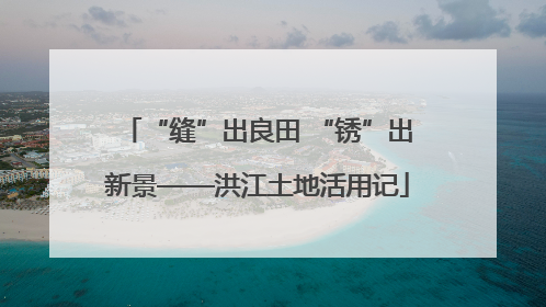 “缝”出良田 “锈”出新景——洪江土地活用记