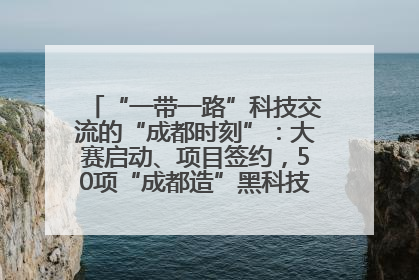 “一带一路”科技交流的“成都时刻”：大赛启动、项目签约，50项“成都造”黑科技吸引多国客商