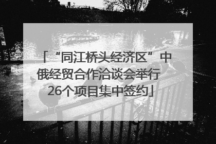 “同江桥头经济区”中俄经贸合作洽谈会举行 26个项目集中签约