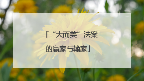 “大而美”法案的赢家与输家