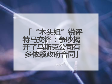 “木头姐”锐评特马交锋：争吵揭开了马斯克公司有多依赖政府合同
