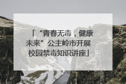 “青春无毒，健康未来”公主岭市开展校园禁毒知识讲座