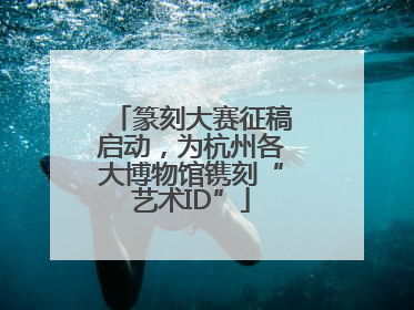 篆刻大赛征稿启动，为杭州各大博物馆镌刻“艺术ID”