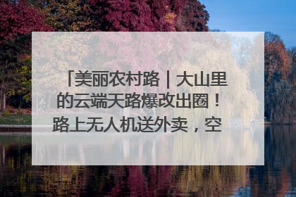 美丽农村路｜大山里的云端天路爆改出圈！路上无人机送外卖，空心村变网红村