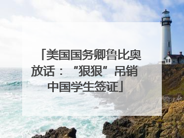 美国国务卿鲁比奥放话：“狠狠”吊销中国学生签证
