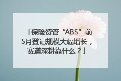 保险资管“ABS”前5月登记规模大幅增长，赛道深耕靠什么？