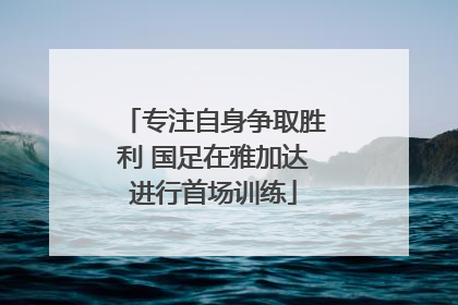 专注自身争取胜利 国足在雅加达进行首场训练