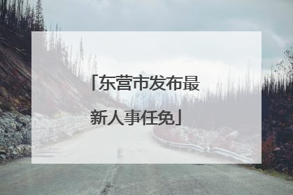东营市发布最新人事任免