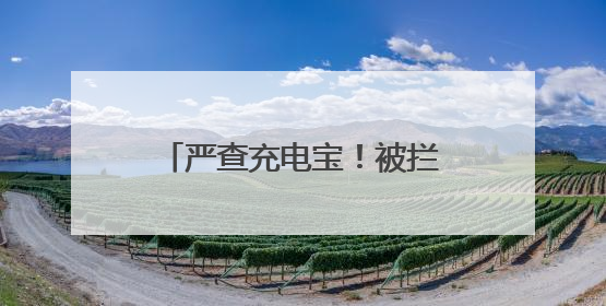 严查充电宝！被拦别着急，武当山机场提供这项服务