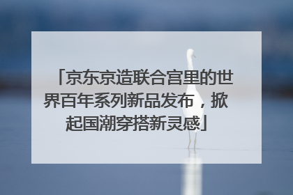 京东京造联合宫里的世界百年系列新品发布，掀起国潮穿搭新灵感