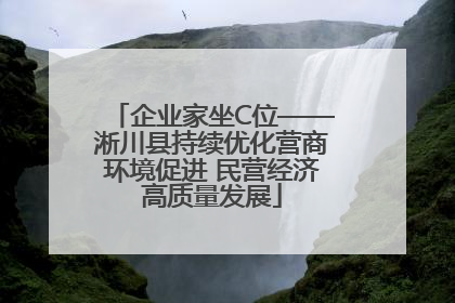 企业家坐C位——淅川县持续优化营商环境促进 民营经济高质量发展