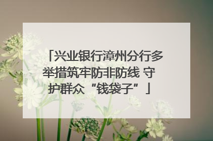 兴业银行漳州分行多举措筑牢防非防线 守护群众“钱袋子”