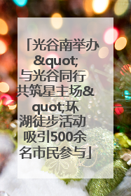 光谷南举办"与光谷同行 共筑星主场"环湖徒步活动 吸引500余名市民参与