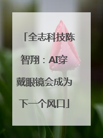 全志科技陈智翔：AI穿戴眼镜会成为下一个风口