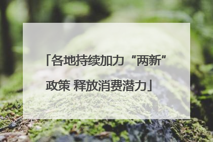 各地持续加力“两新”政策 释放消费潜力