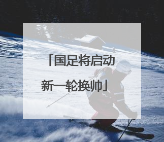 国足将启动新一轮换帅