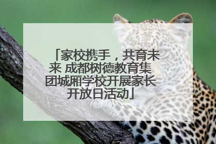 家校携手，共育未来 成都树德教育集团城厢学校开展家长开放日活动