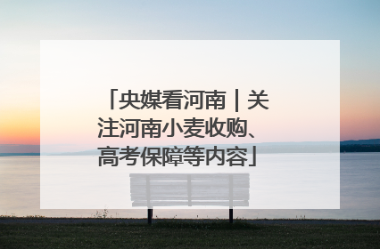 央媒看河南｜关注河南小麦收购、高考保障等内容
