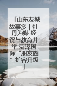 山东友城故事多｜牡丹为媒 经贸与教育并举 菏泽国际“朋友圈”扩容升级