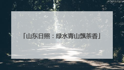 山东日照：绿水青山飘茶香