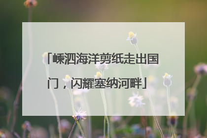 嵊泗海洋剪纸走出国门，闪耀塞纳河畔