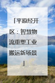 平原经开区：智慧物流重塑工业搬运新场景