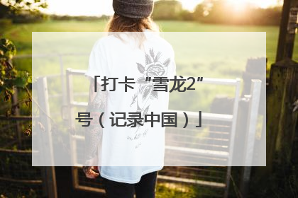 打卡“雪龙2”号（记录中国）
