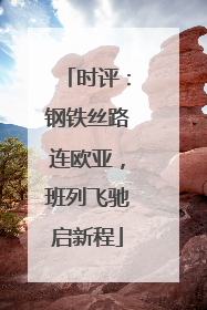 时评：钢铁丝路连欧亚，班列飞驰启新程