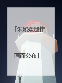 朱媛媛遗作画面公布