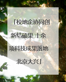 校地企协同创新结硕果 十余项科技成果落地北京大兴