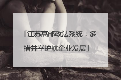 江苏高邮政法系统：多措并举护航企业发展