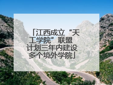 江西成立“天工学院”联盟 计划三年内建设多个境外学院