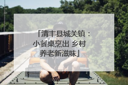 清丰县城关镇：小餐桌烹出 乡村养老新滋味