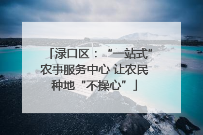 渌口区：“一站式”农事服务中心 让农民种地“不操心”
