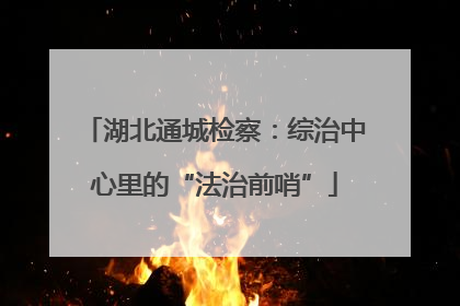 湖北通城检察：综治中心里的“法治前哨”