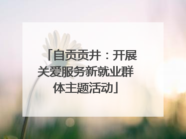 自贡贡井：开展关爱服务新就业群体主题活动