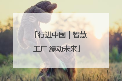 行进中国｜智慧工厂 绿动未来