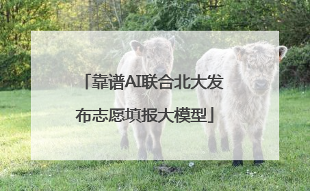 靠谱AI联合北大发布志愿填报大模型