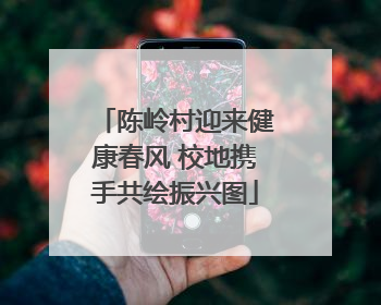 陈岭村迎来健康春风 校地携手共绘振兴图