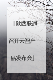 陕西联通召开云智产品发布会