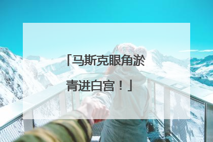 马斯克眼角淤青进白宫！