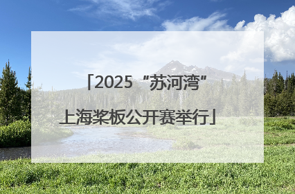 2025“苏河湾”上海桨板公开赛举行