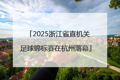2025浙江省直机关足球锦标赛在杭州落幕