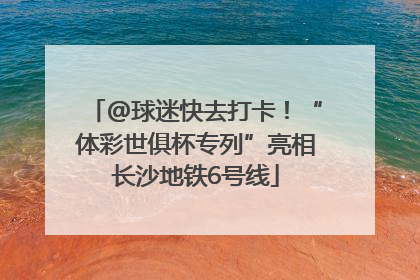 @球迷快去打卡！“体彩世俱杯专列”亮相长沙地铁6号线