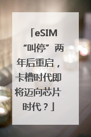 eSIM“叫停”两年后重启，卡槽时代即将迈向芯片时代？